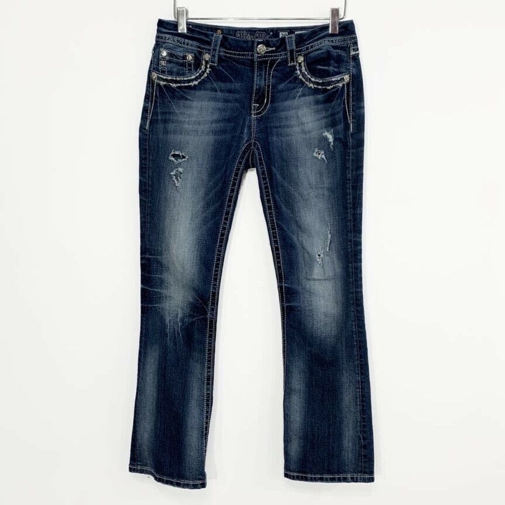 Miss Me Womens Easy Boot Jeans Size 29 or 8 - Picture 2 of 8